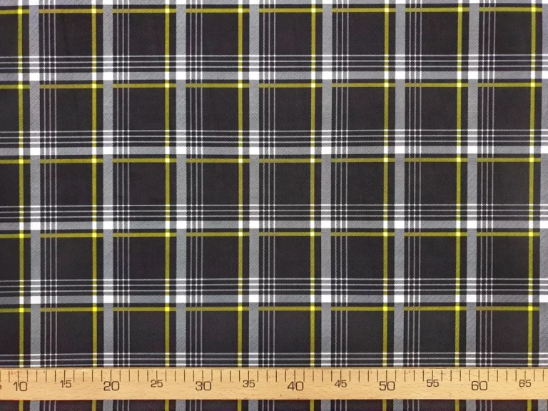 Anthracite Tartan Plaid Fabric