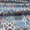 Turkish Blue Ceramic Tiles Fabric