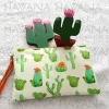 Watercolor Green Cactus Fabric by the Yard