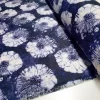 Indigo Round Batik Fabric