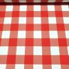 Red and White Gingham Fabric