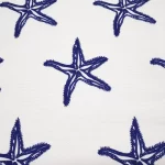 Nautical Navy Starfish Fabric
