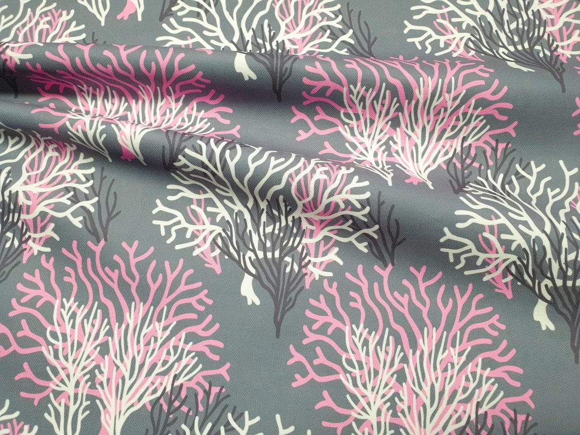 Pink Coral Reef Fabric
