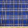 Royal Blue Tartan Plaid Fabric