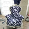 Indigo Round Batik Fabric