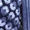 Indigo Round Batik Fabric