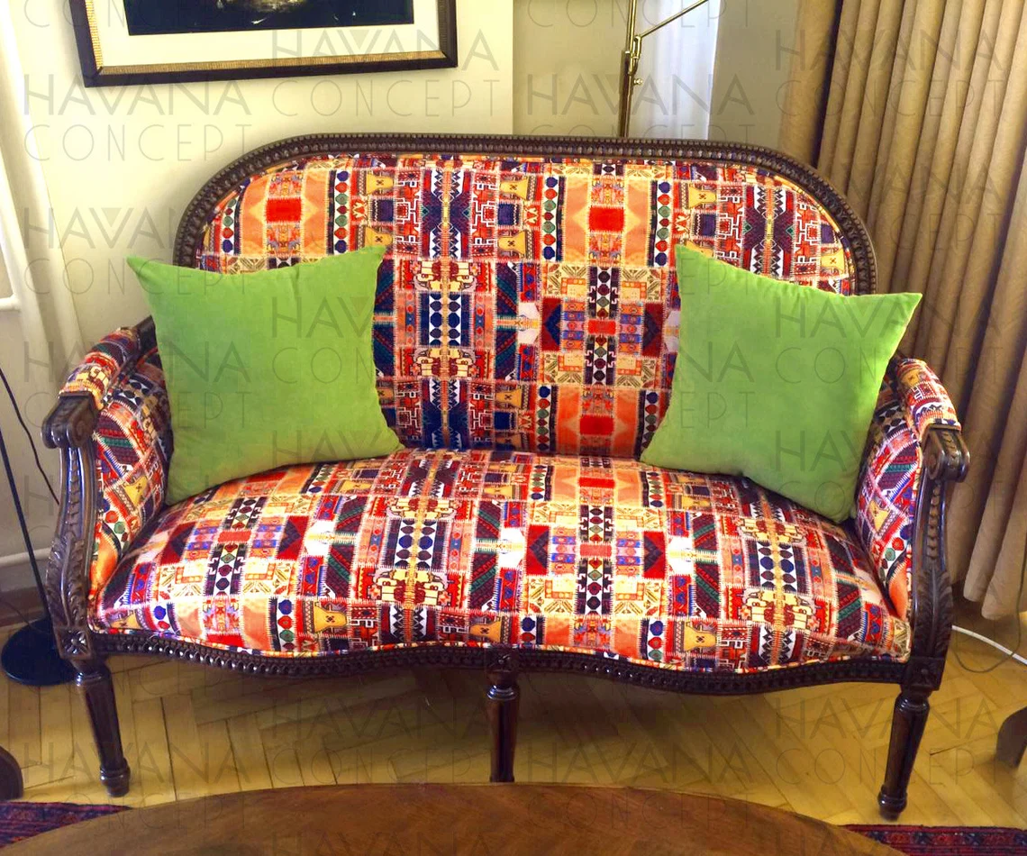 Anatolian Kilim Print Fabric