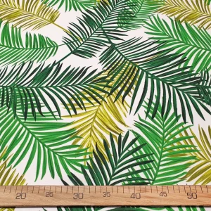 Tropical Palm Leaves Fabric