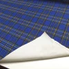 Royal Blue Plaid Fabric