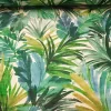 Watercolor Tropical Palm Leaves Fabric