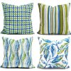 Blue Green Pillow Covers - Decorative Cushion Cover