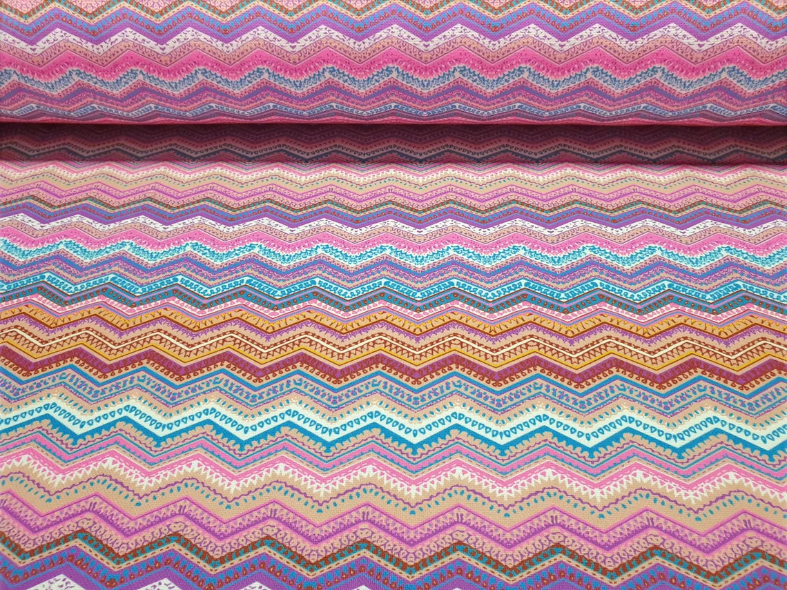 Zigzag Chevron Upholstery Fabric by the Yard