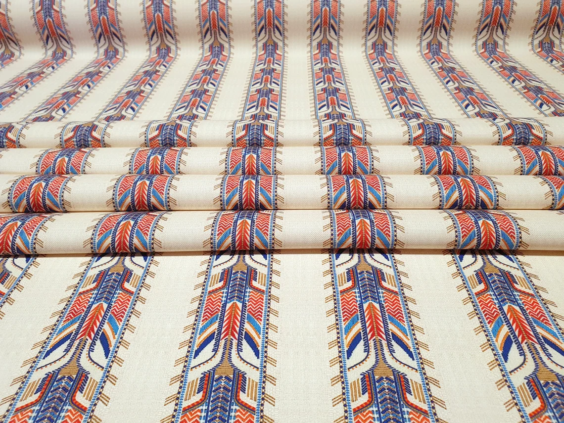Peruvian Aztec Arrows Fabric