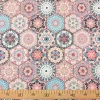 Ethnic Hexagonal Moroccan Fabric