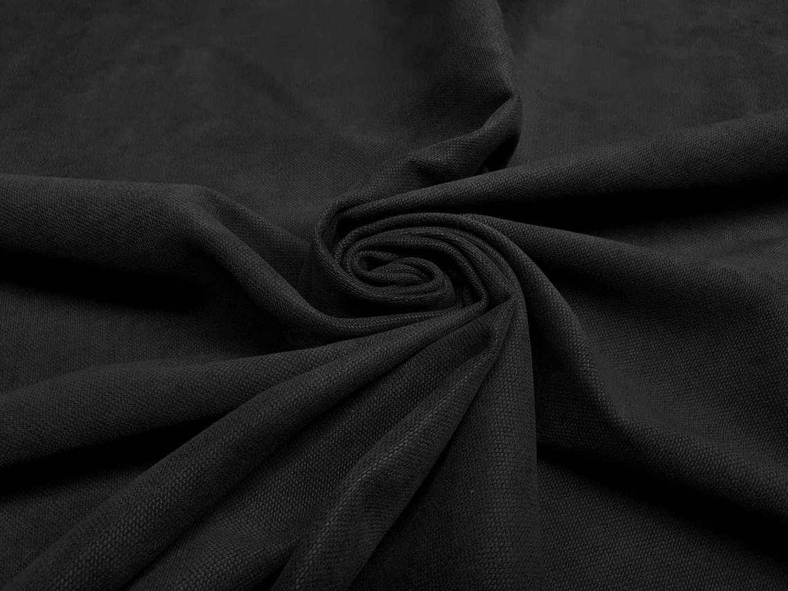 Black Upholstery Fabric by the Yard