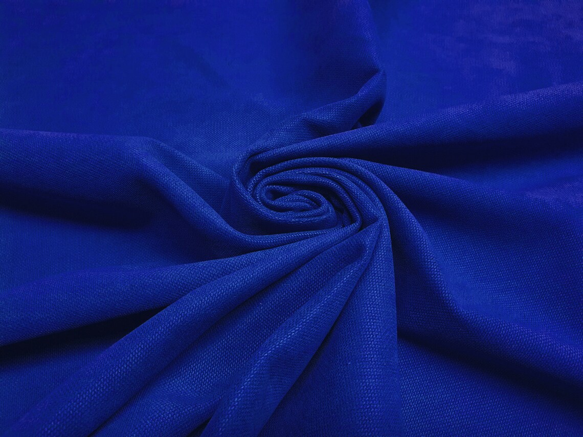 Royal Blue Upholstery Fabric by the Yard
