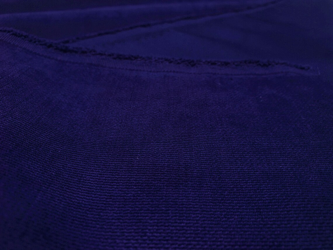 Navy Blue Upholstery Fabric by the Yard