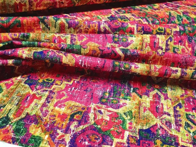 Tribal Abstract Mandala Fabric