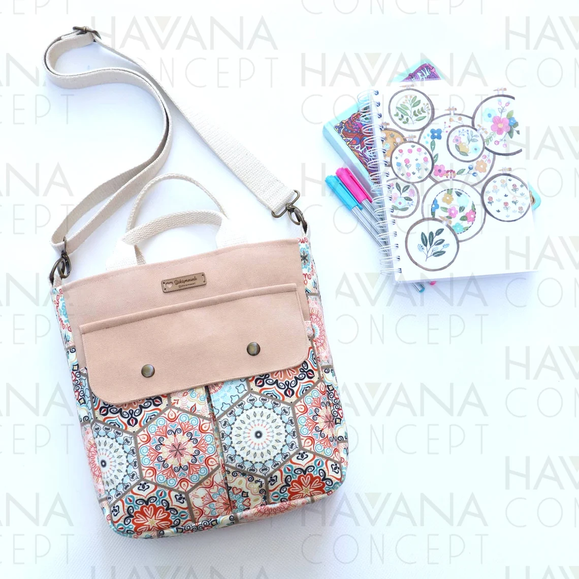 Oriental Hexagonal Moroccan Fabric