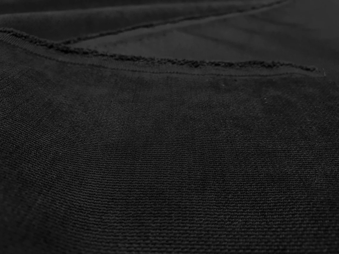 Black Upholstery Fabric by the Yard