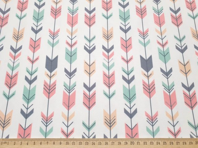 Scandinavian Arrow Feather Fabric
