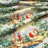 Antique French Toile de Jouy Fabric by the Yard