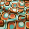 Retro Mid-Century Geometric Fabric