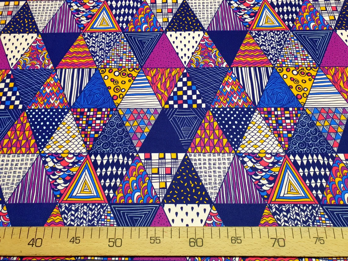 Bohemian Triangles Fabric by the Yard