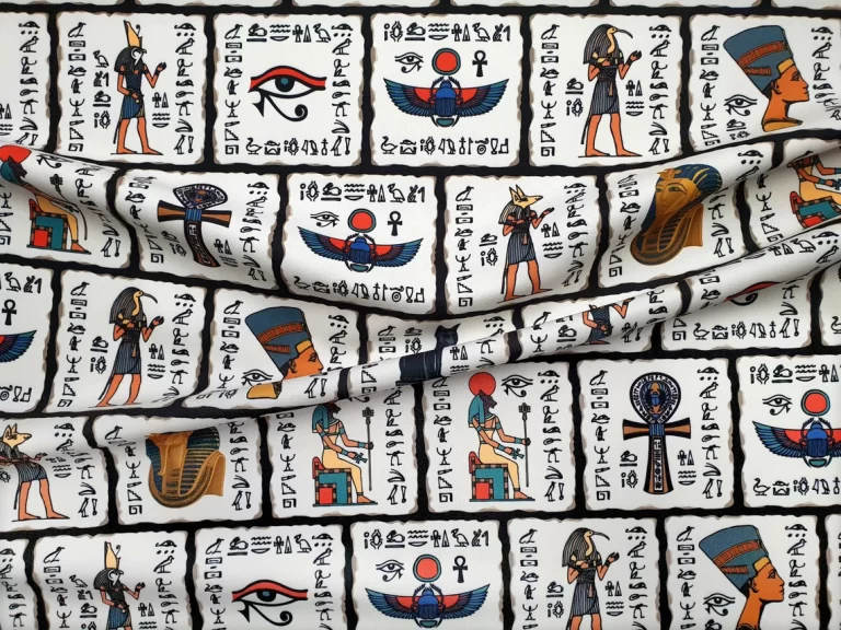 Egyptian Gods Fabric