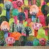 Colorful Watercolor Forest Fabric