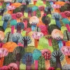 Colorful Forest Print Fabric