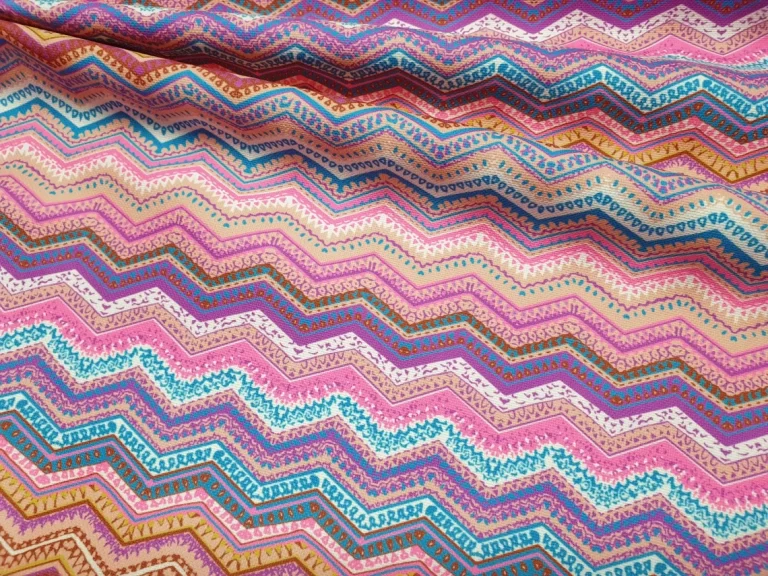 Zigzag Chevron Upholstery Fabric by the Yard