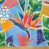 Colorful Tropical Floral Fabric