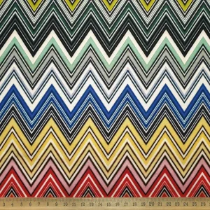 Retro Chevron Zigzag Fabric