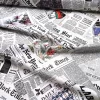 Newspaper Fabric by the Yard