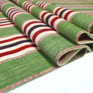 Vintage Striped Table Runner
