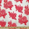 Red Coral Reef Fabric
