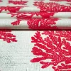 Red Coral Reef Fabric