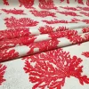 Red Coral Reef Fabric