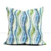 Blue Green Nautical Throw Pillow Cover Set