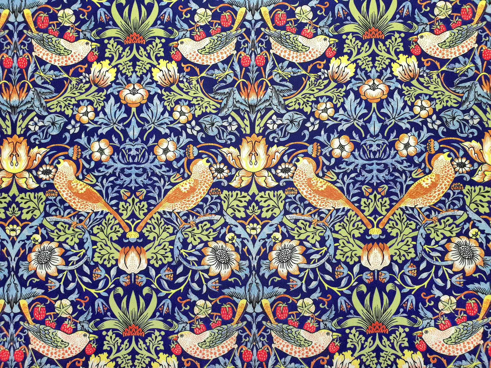 William Morris Strawberry Thief Fabric