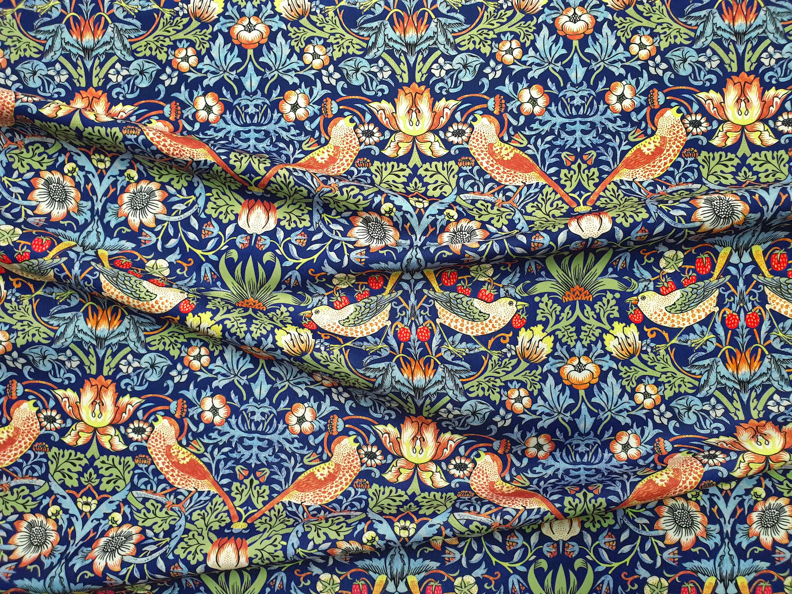 William Morris Strawberry Thief Fabric