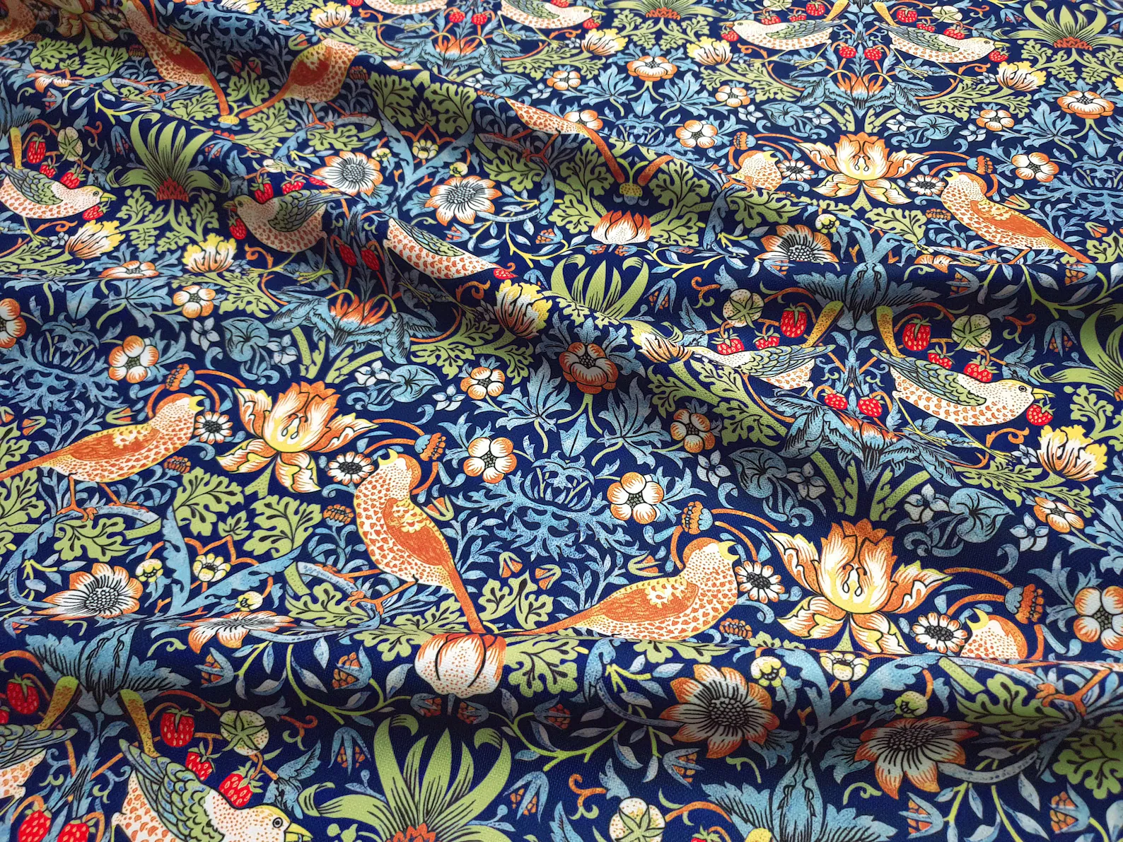 William Morris Strawberry Thief Fabric