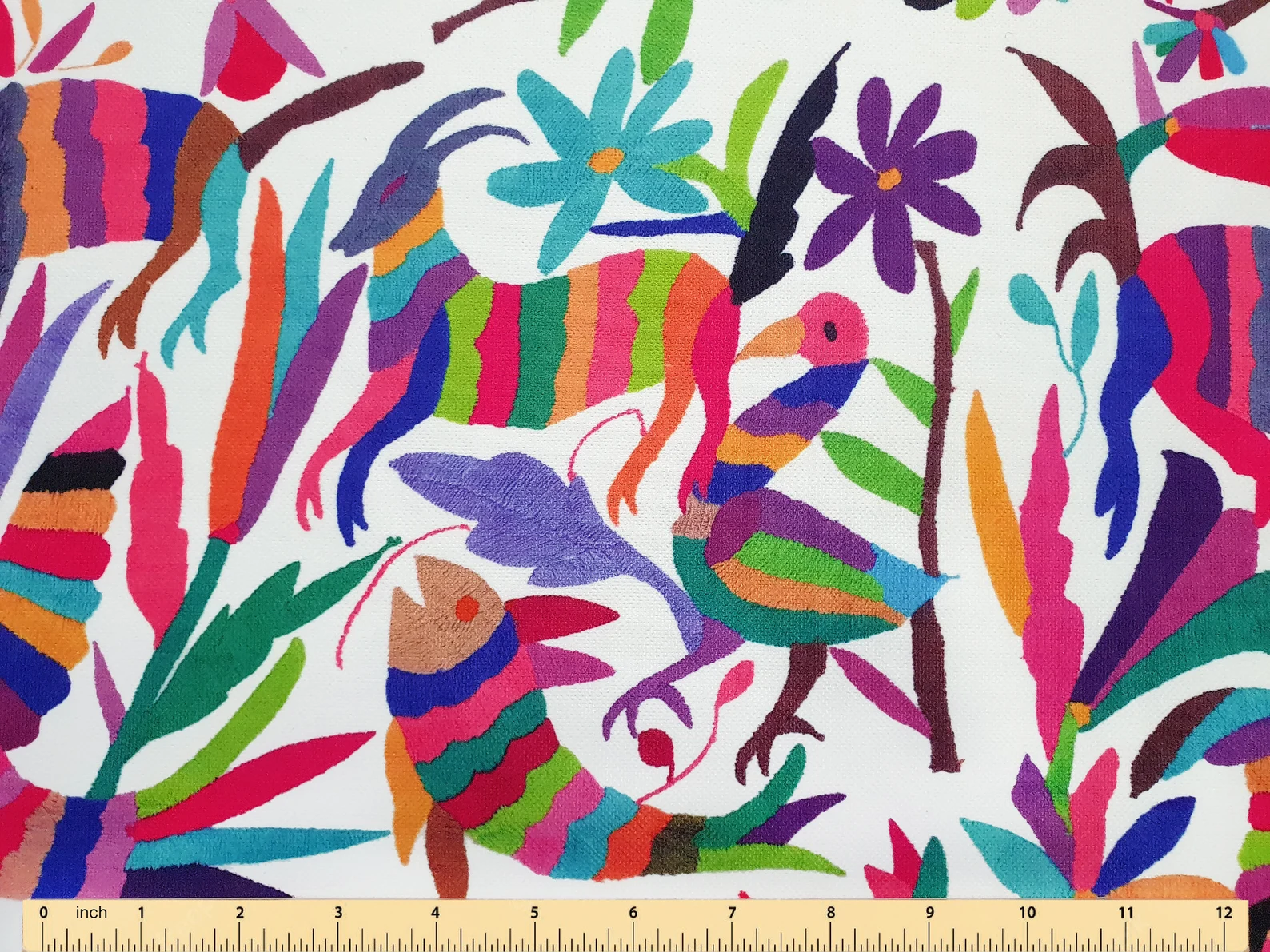 Mexican Otomi Print Fabric - Image 10