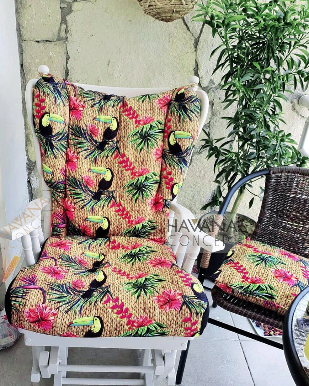 Tropical Toucan Birds Fabric