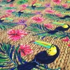 Tropical Toucan Birds Fabric