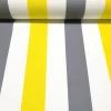Yellow Grey Striped Fabric