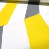 Yellow Grey Striped Fabric
