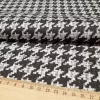 Grey Brown Houndstooth Fabric