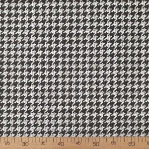 Grey Brown Houndstooth Fabric